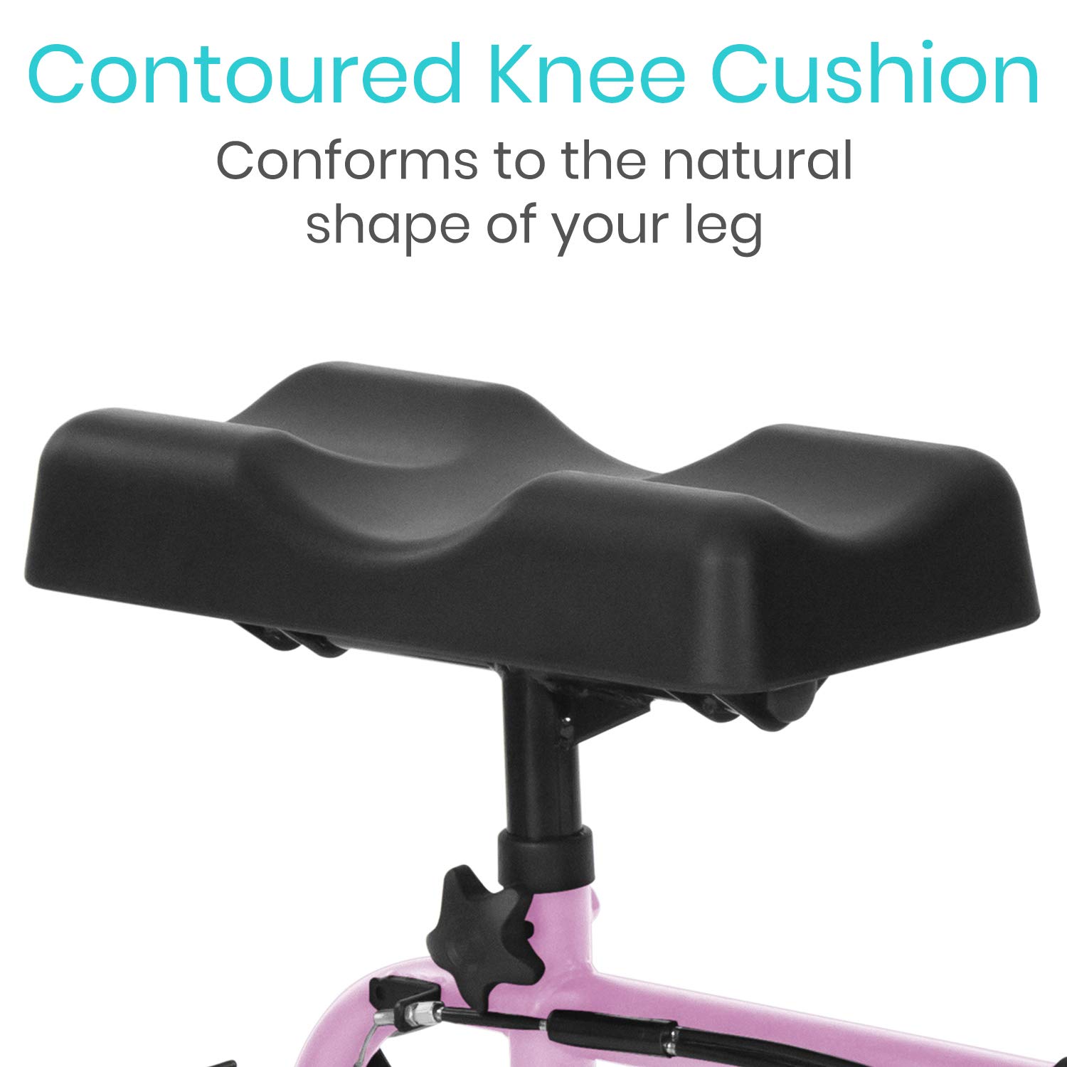 Vive Mobility Knee Scooter Walker for Foot Injuries Adult Broken Leg