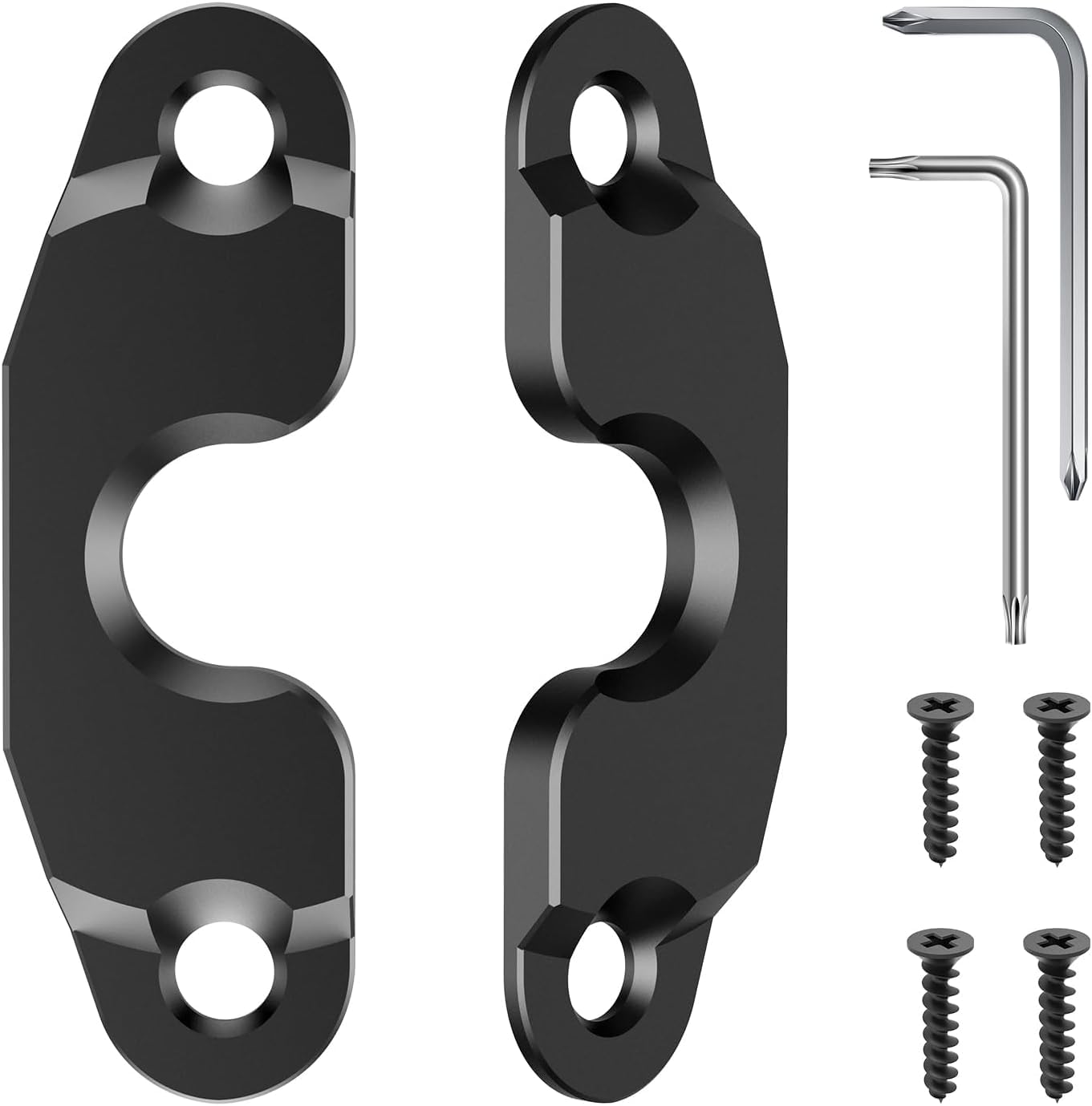 Sun Visor Repair Kit Compatible with Jeep Wrangler JK 2018/ Wrangler JL 2018-2023/ Gladiator 2020-2023,2 Pack Upgraded Aluminum Alloy Sun Visor Clip for Jeep