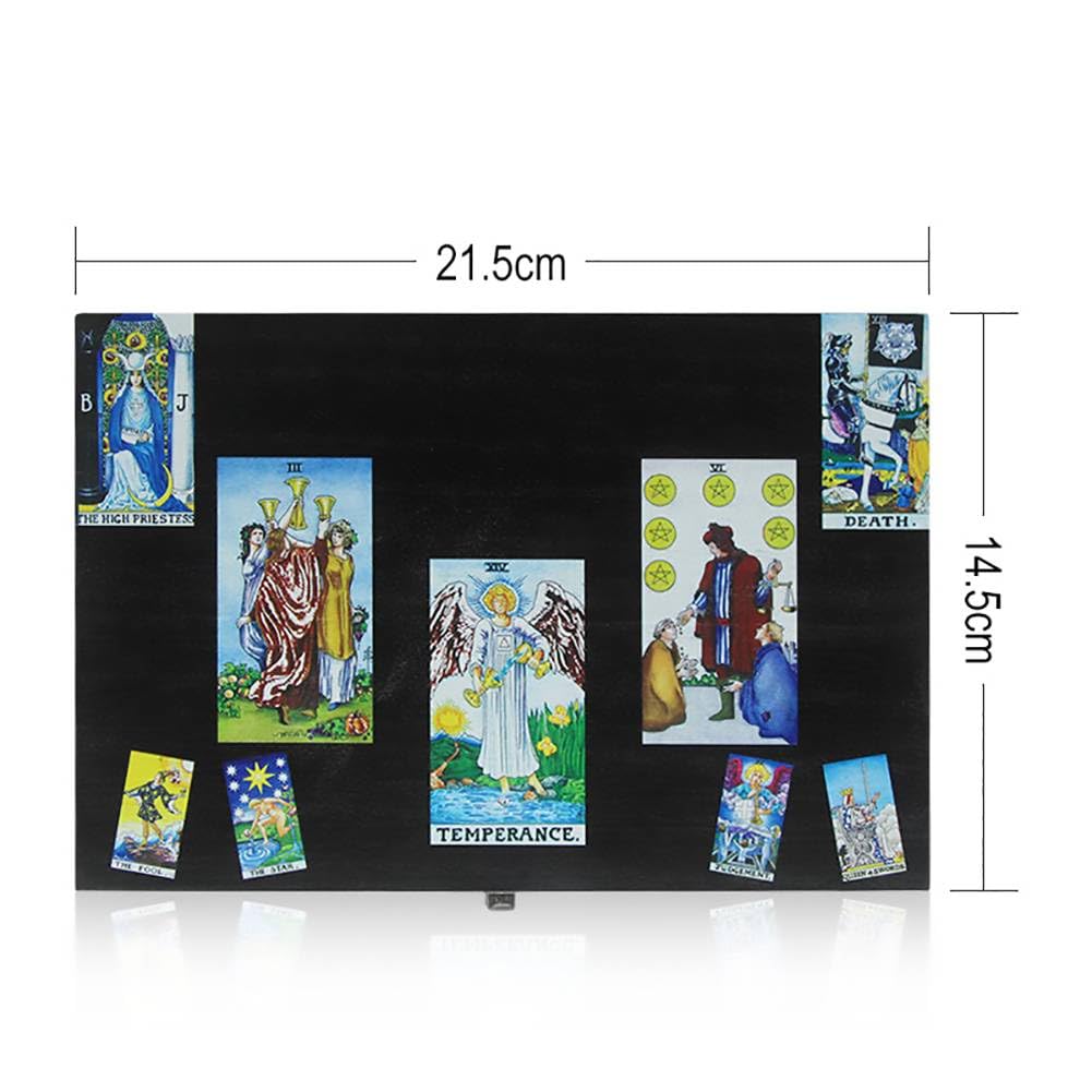Générique Jeu de Cartes de Tarot avec Guide, Cartes de Tarot imperméables en Feuille d'or, Jouet révélateur de Fortune, lecteurs Experts débutants Gold Foil Tarot