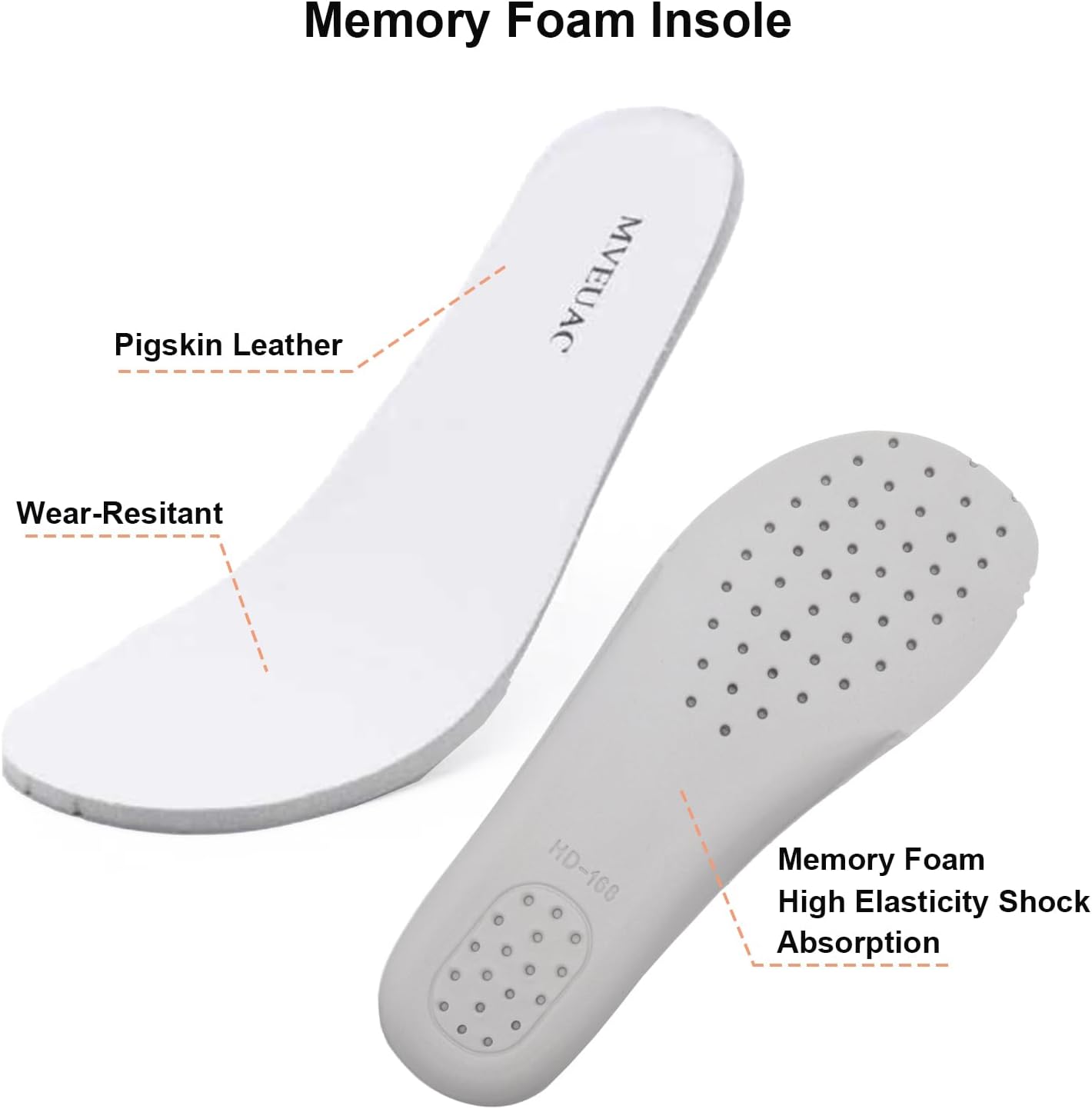 MVEUAC Women's Fashion Sneakers Genuine Leather Sneakers Casual Walking Shoes for Women. - Image 6