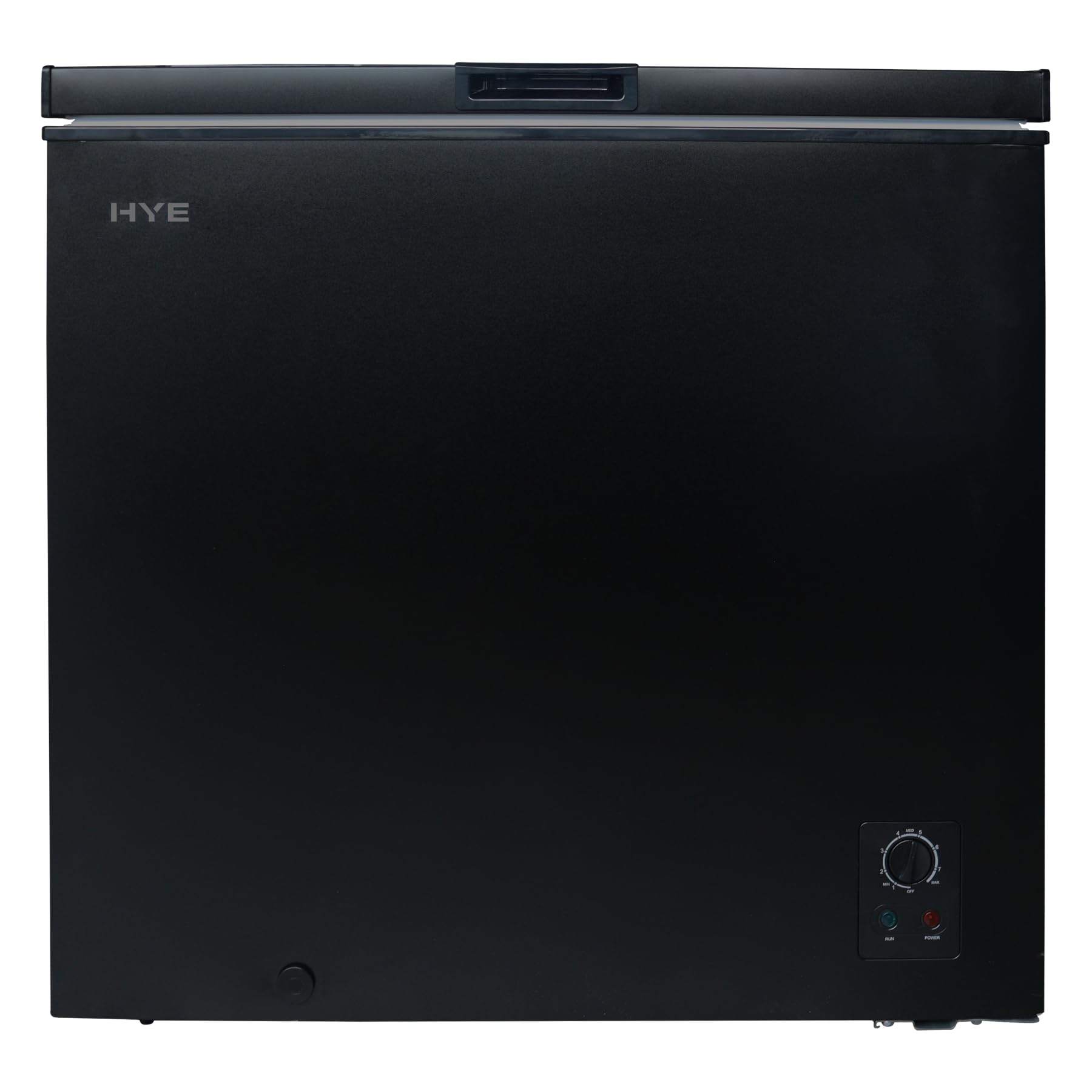 HYE Chest Freezer - 96L Freezer, Quiet 42 dB Operation, Mechanical Temperature Control, Freestanding Design, Black, Suitable For Garages & Outbuildings - RF01CF96B24 — view 16