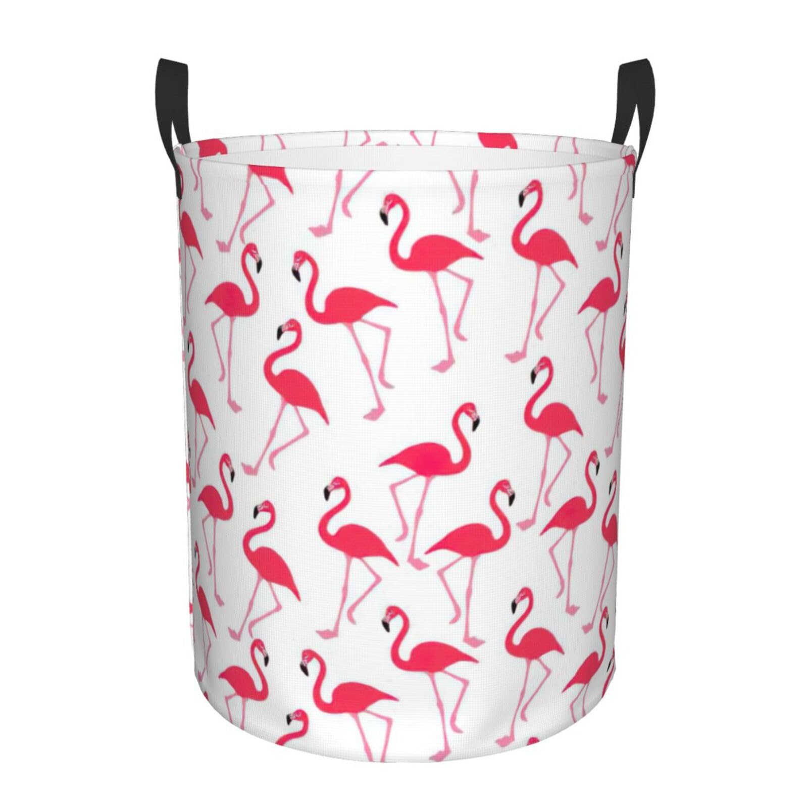 Panier à linge haut flamant rose pour sublimer le rangement de votre chambre