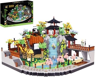 5000PCS Micro Blocks City Zoo Building Blocks,Creative Ideals Zoological Park Building Sets, Best Gift for 14+ Boys, Girls or Adults