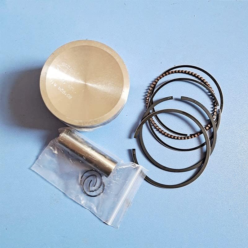 Piston kit 65mm Fit for FJ180V FJ180 Engine KAAZ Lawn Mower Cylinder Piston Ring pin Clip Assembly Replacement(2 x Piston Ring kit)