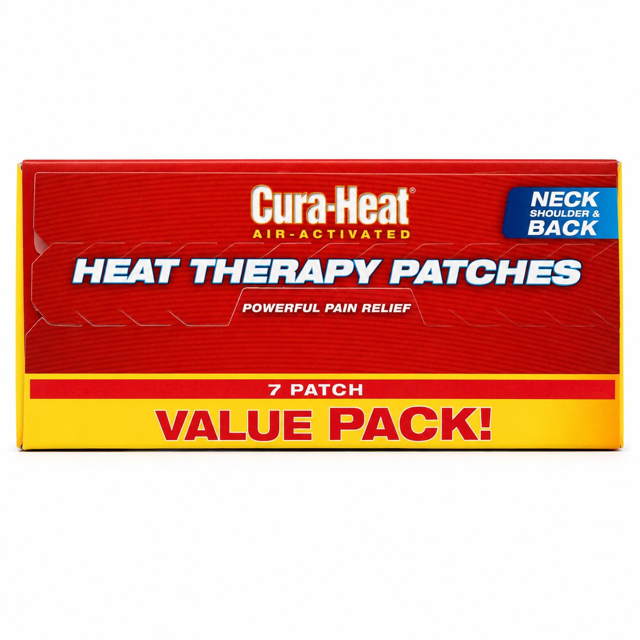 Cura-Heat Heat Therapy Patches, Air Activated, Neck Shoulder & Back, Value Pack 7 Heat Patches — Amazon image 3