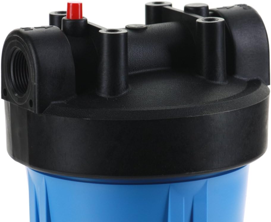 Hydronix HF45-10BLBK15PR Water Filter Housing 10" - 1.5" Ports w/PR