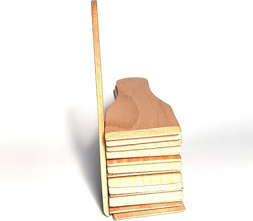 Miniatura 5 de Espátula de raclette de madera para sartenes antiadherentes  Juego de utensilios para hornear  Herramientas y artilugios de cocina - Gran utensilio