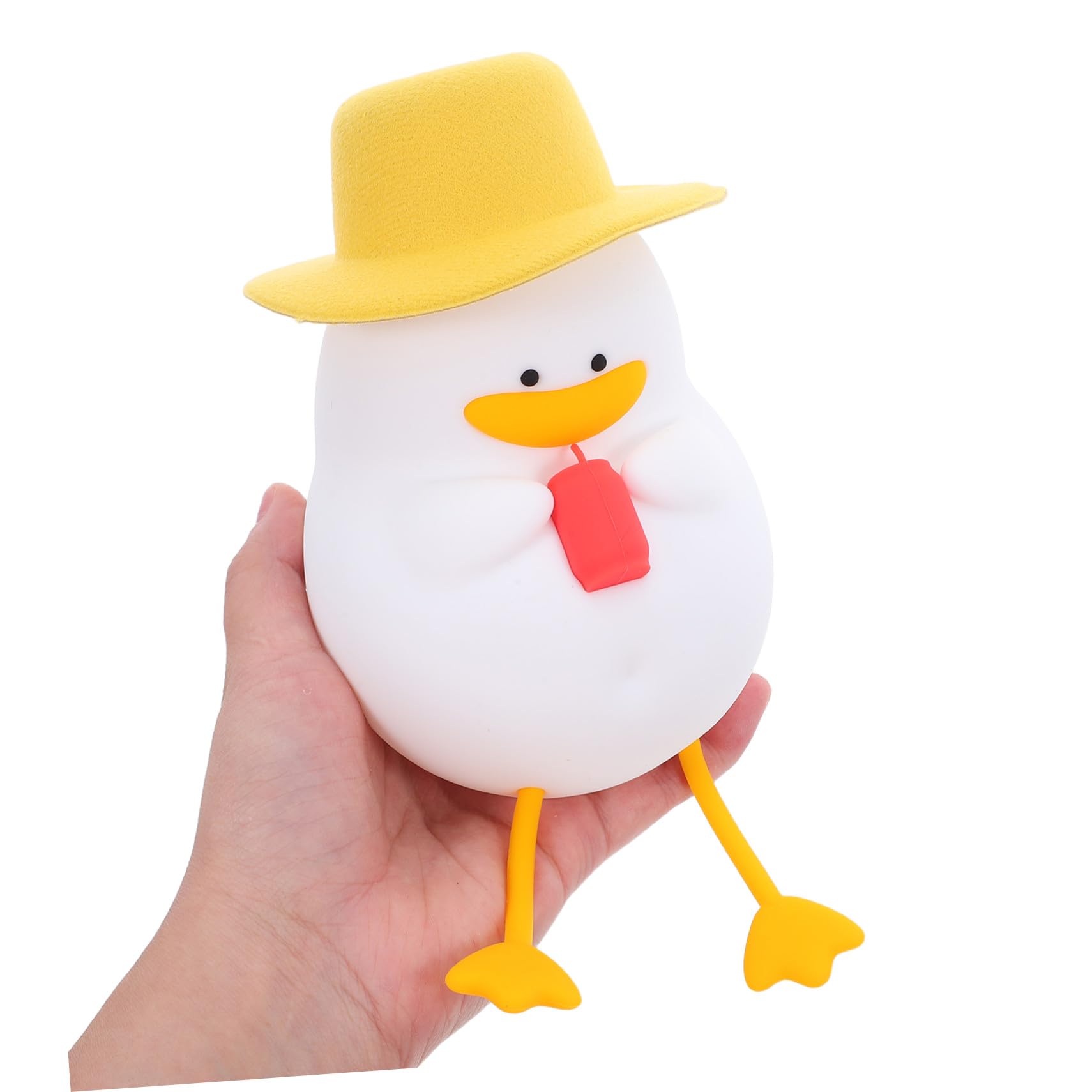 Lampada Da Anatra in Silicone Morbido Luce Cartoon Per Ragazzo Ragazza Con LED Protettivo Per Occhi Portatile Per Camerette E Allattamento Luce E Controllo