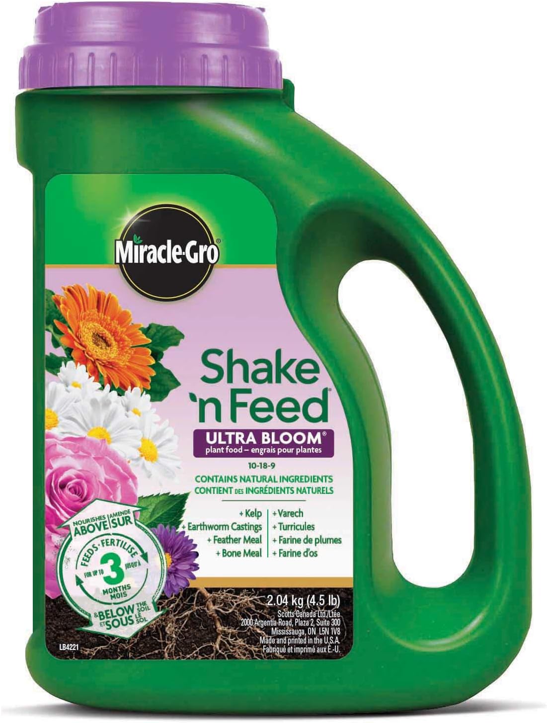 Buy MiracleGro 2.04kg Shake n Feed Ultra Bloom Plant Fertilizer Online at Lowest Price in India