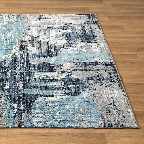 Tapete Abstracto Azul 160x119 cm LUXE WEAVERS miniatura 7