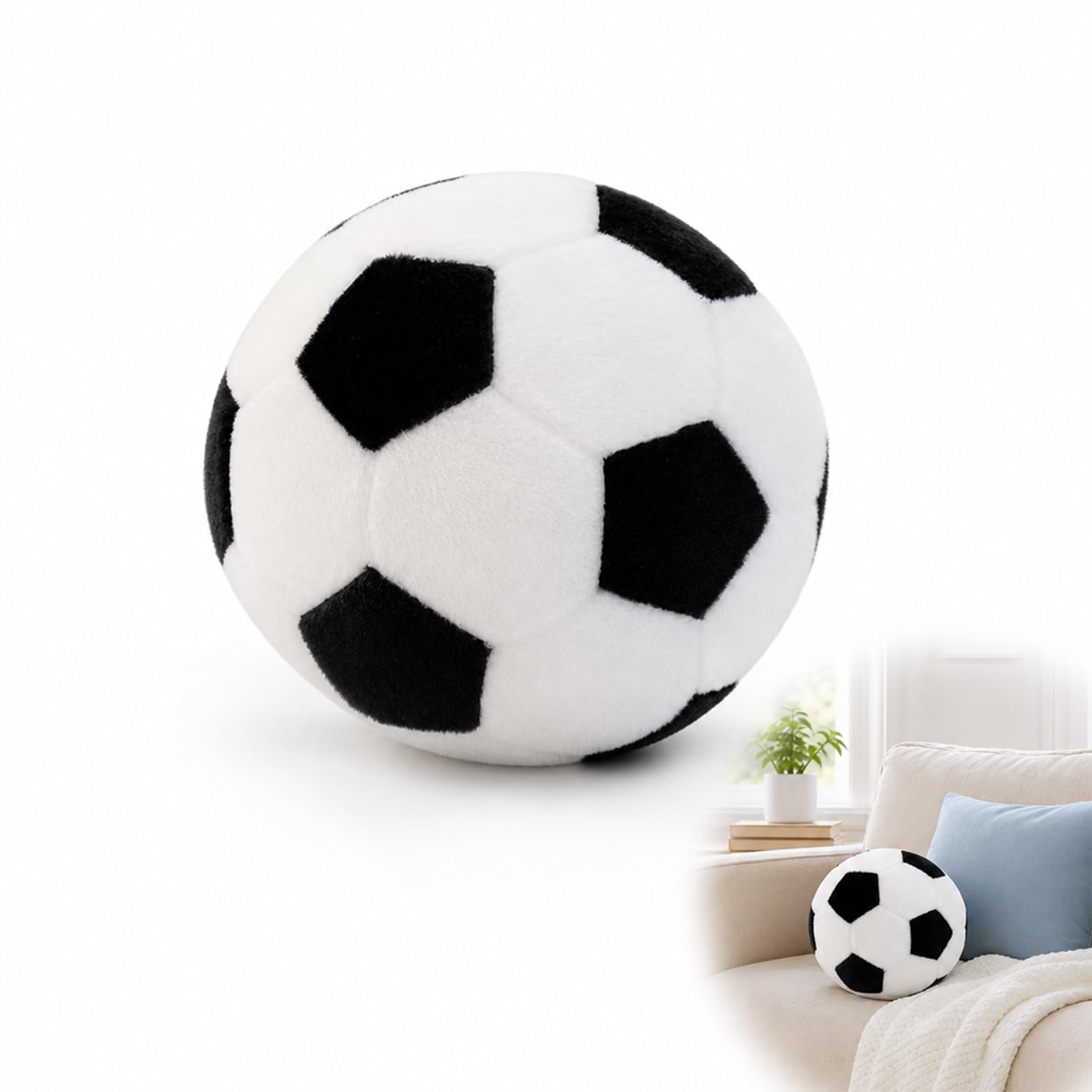 17 cm Plush Football Teddy Pillow, Football Pillow, Football Cushion