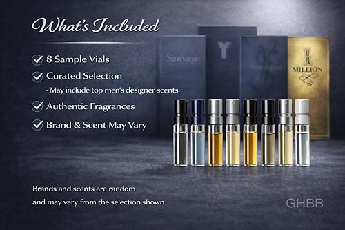 Miniatura 2 de Juego de descubrimiento de muestras de colonia para hombre, mini vial de fragancia de lujo de alta gama, paquete de regalo de viaje surtido