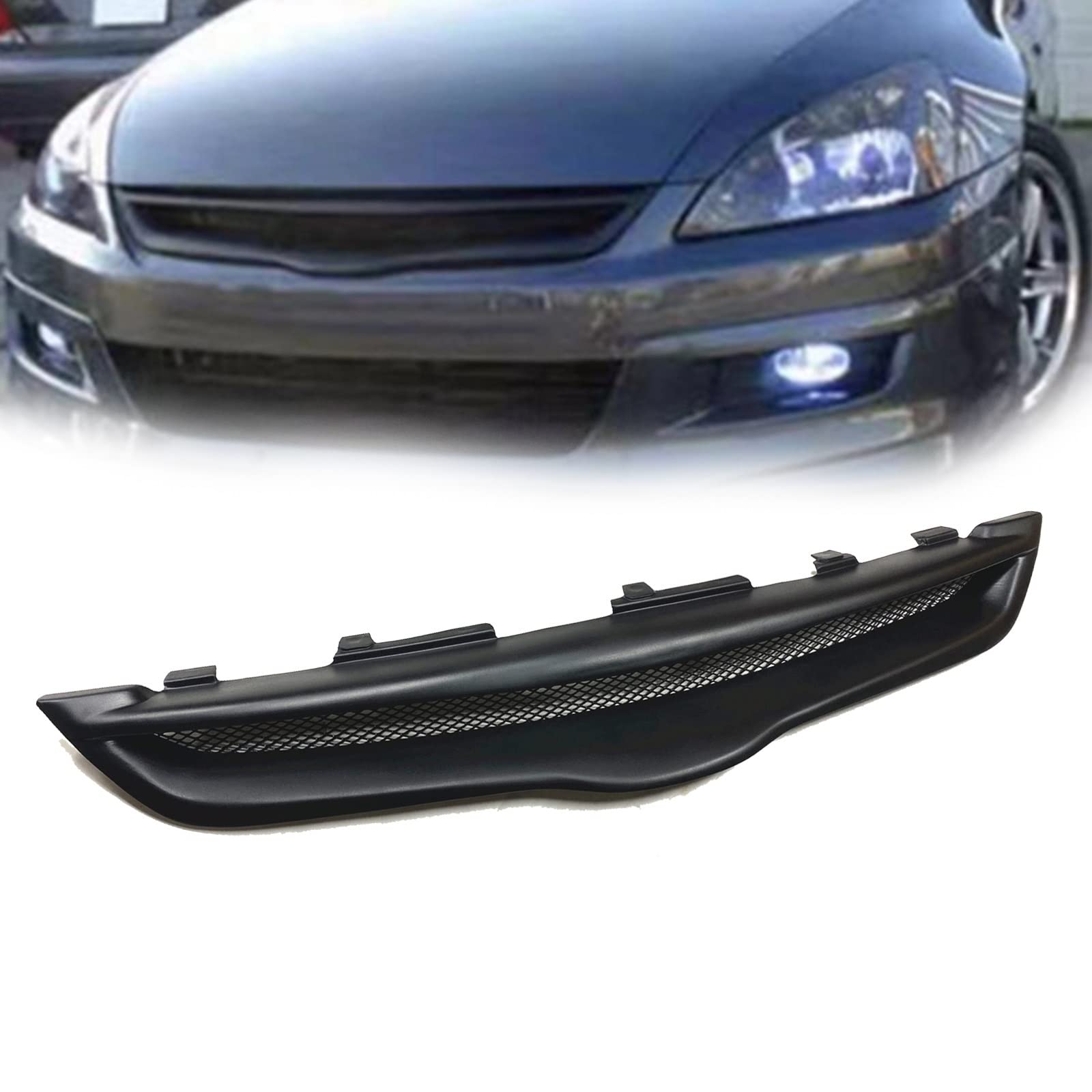 Grille de calandre avant pour Accord Coupé 2 portes 2006-2007 en maille noire