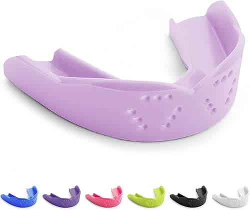 Miniatura 23 de SISU Protector bucal 3D, preformado, protección de fácil ajuste para lacrosse, fútbol, hockey, deportes de equipo, remodelable hasta 20 veces,