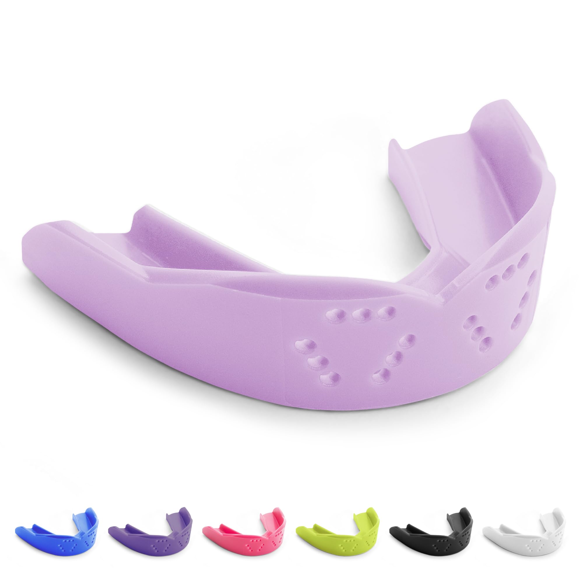 SISU 3D Mouthguard - Pre-Formed, Easy Fit Protection for Lacrosse, Football, Hockey, Team Sports - Remoldable Up to 20 Times - Non Toxic