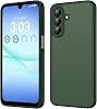 ORDA Case for Samsung Galaxy A17 4G/5G Full Camera Protection Shockproof Scratch-Resistant Translucent Back Protective Case Anti-Fingerprint Matte Mobile Phone Case for Samsung A17 5G (Green)