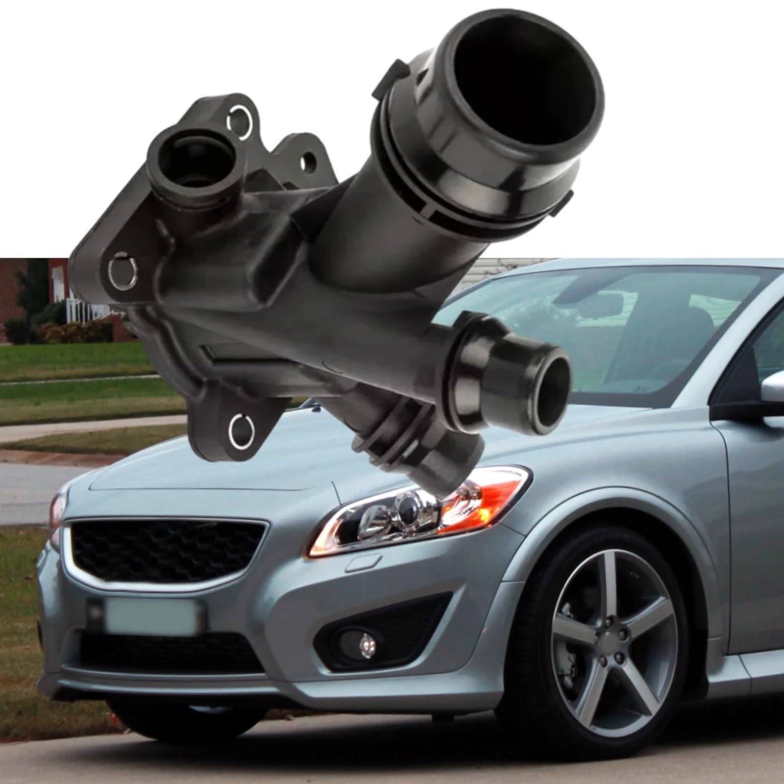 Termostato Refrigerante Per Volvo V40 2012-2025 31293556 | Termostato Motore Gruppo termostato del liquido di raffreddamento del motore del veicolo 31293556