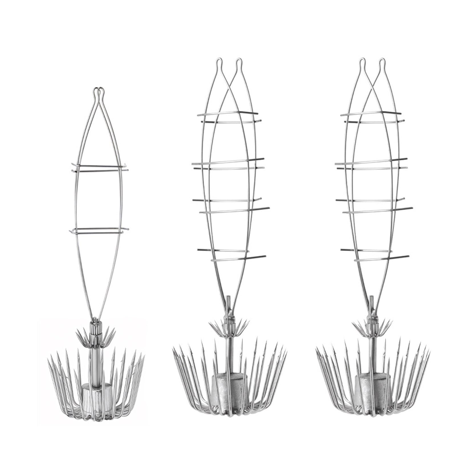 Due strati Squid Hook Doppio Ombrelli Jigs Gancio Pesca Attrezzatura 22/24/26 Artiglio Sharply Fish Hook Jigging Fish Hook