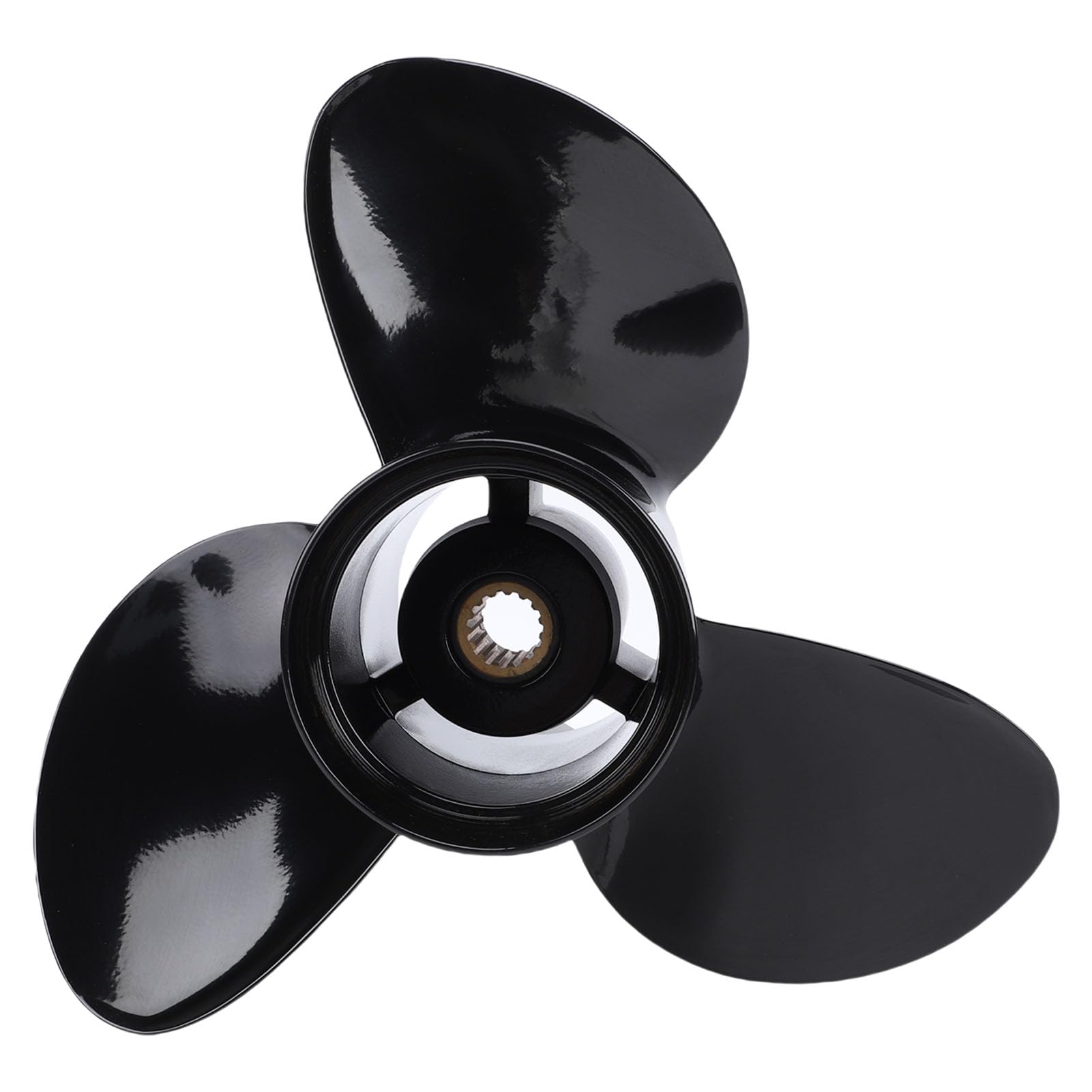 CHICIRIS Hélice para Barco de Aluminio, 14 de Diámetro X 19 de Paso, con Equilibrio Dinámico Avanzado para Motores Mercruiser Alpha One Bravo One Dentrofueraborda y Fueraborda de 135 a