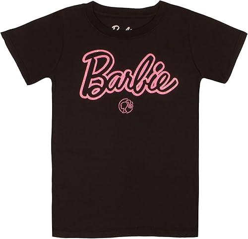 Miniatura 5 de Barbie Paquete de 2 camisetas de manga corta para niñas, paquete de 2 unidades para niñas
