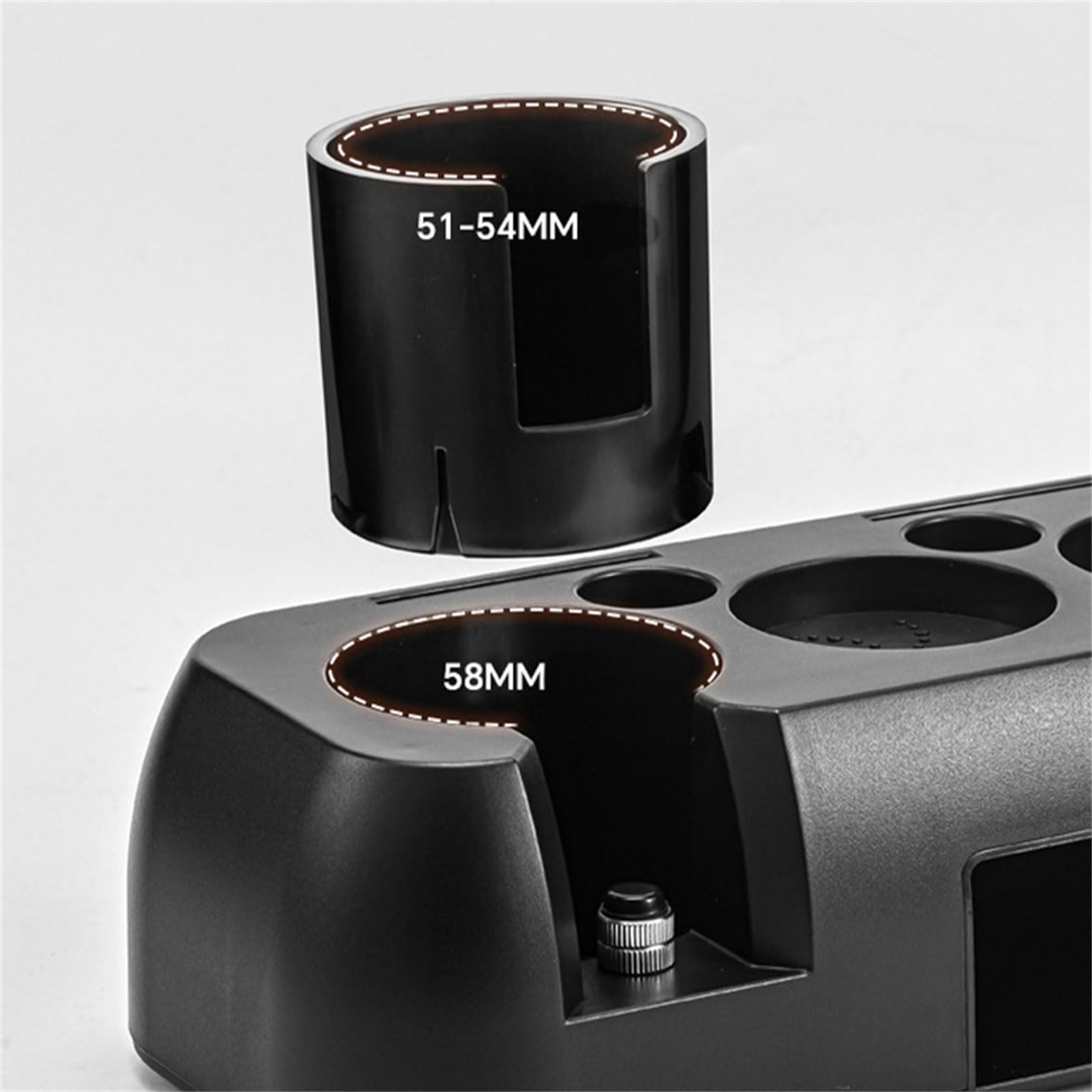 Soporte para filtro de café, accesorio para máquina de café espresso para encimera de amantes