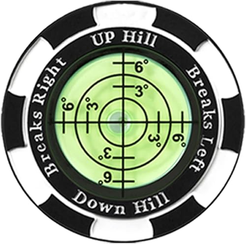 Herramienta de entrenamiento de marcador de pelota de golf, herramienta de entrenamiento portátil de alta precisión, lector verde de golf, clip de