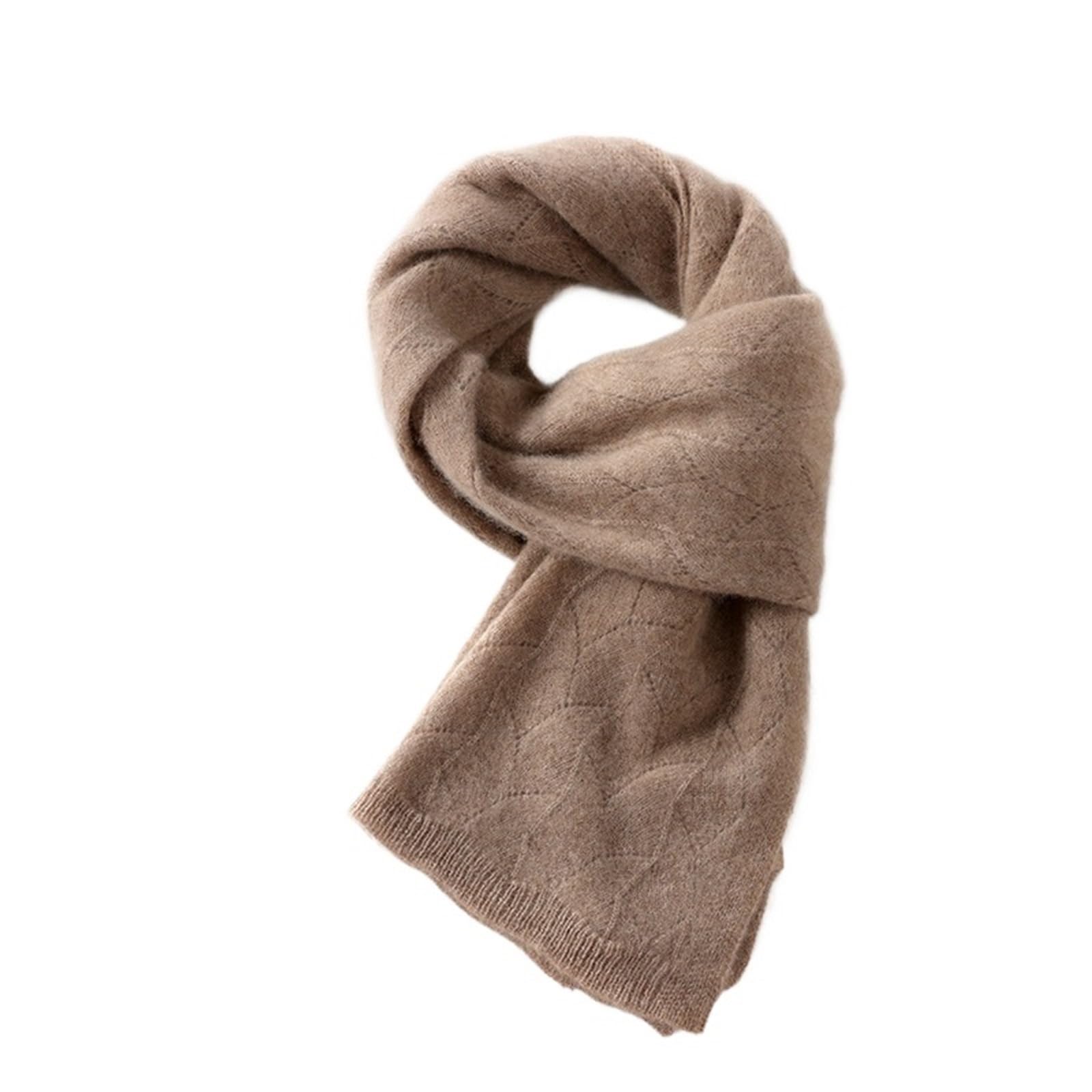 Echarpe Grosse Maille Écharpe en cachemire for femme, châle tricoté, ajouré, solide, chaud, idéal for l'hiver