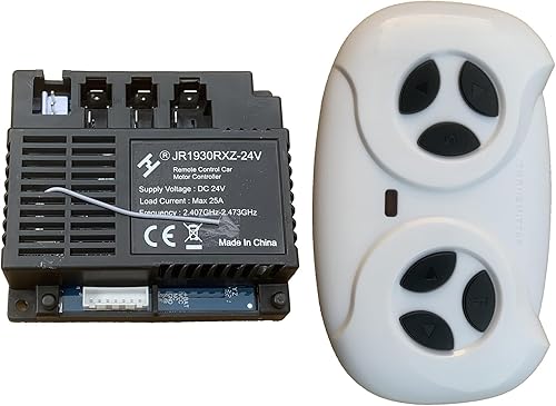 JR1930RXZ-24V 2.4G Control remoto y receptor, para niños Ride On Toys, caja de control de 24 V, accesorios de placa base, piezas de repuesto para