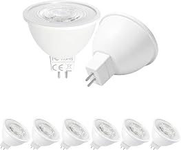 MR16 LED Bulb GU5.3 12V 7W 2700K 6pcs | 38° Beam Angle, 650LM Non-Dimmable, 65W Halogen Equivalent, Ceiling Light, Landscape Lighting
