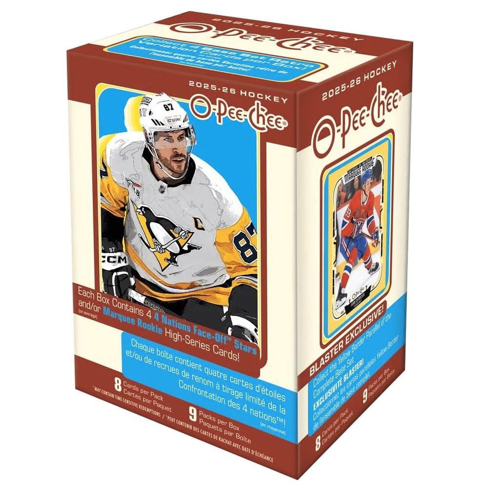 2025/26 Upper Deck O-Pee-Chee Hockey 9er-Pack Blaster-Box