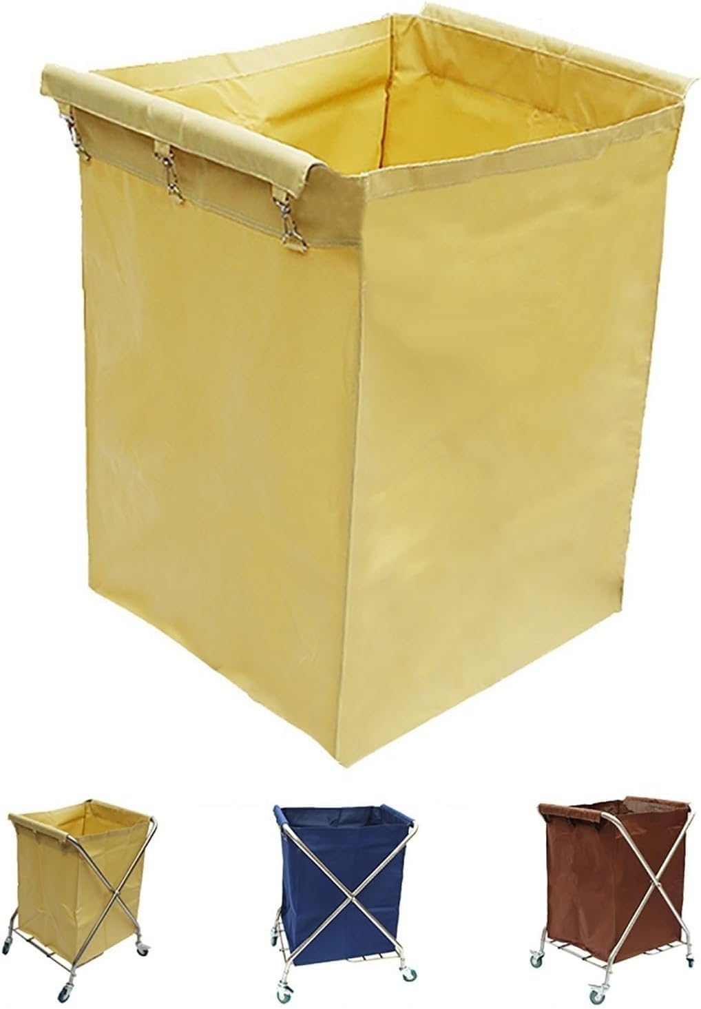 Replacement Oxford Cloth Bag for Laundry Cart, Removable Waterproof Liner Bag, Commercial Laundry Cart Storage Bag(C)