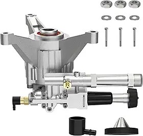 AgiiMan Cabeça da bomba de lavagem de alta pressão - bomba de gasolina de água de substituição, 2800 PSI Troy Bilt SRMW22G26-EZ acessórios de bomba de óleo serve para KARCHER Craftsman, tomada de