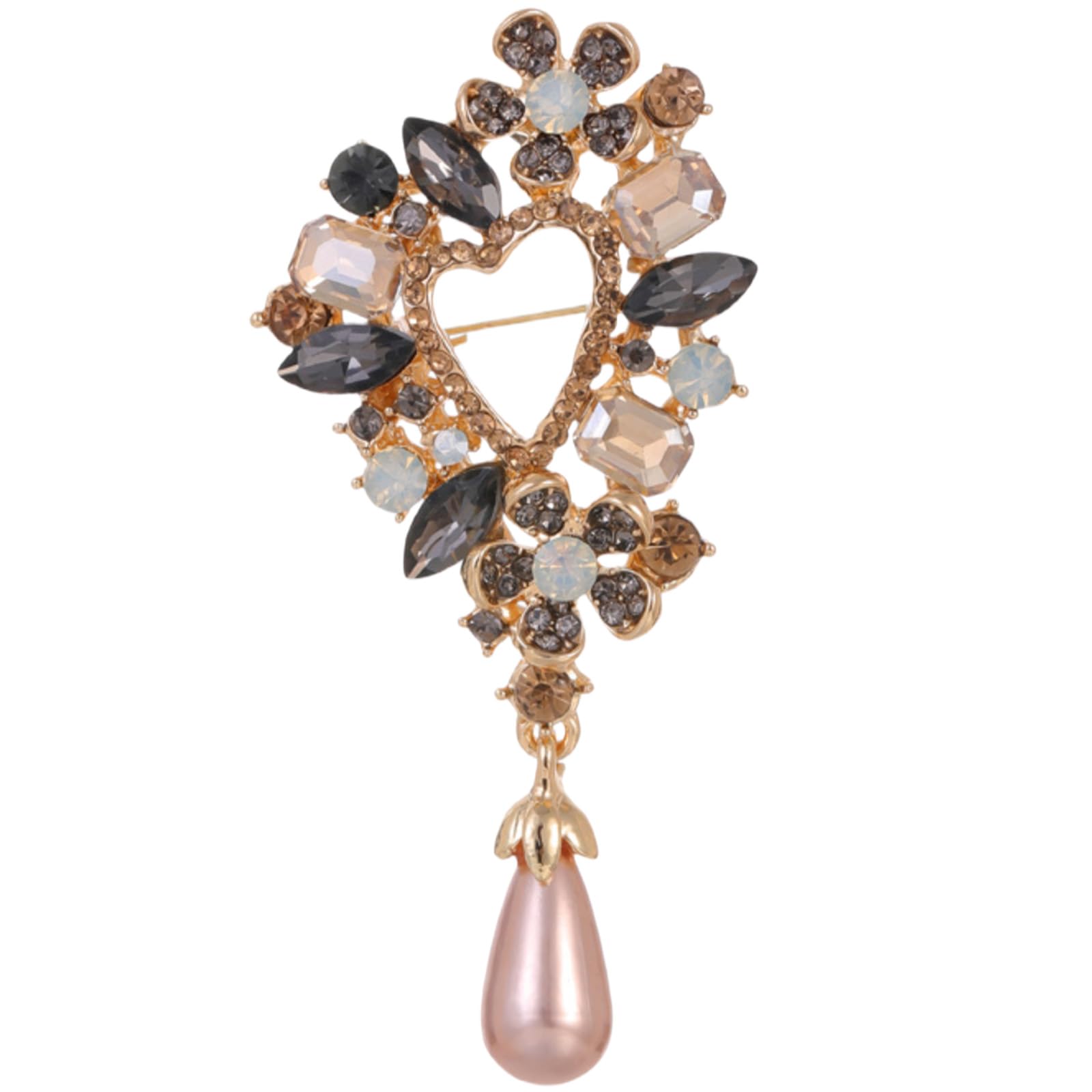 FAIRYGATE Brooches Enamel Brooch for Men Women Retro Rhinestone Lapel Pin Clothing Hat Decoration，B38 — view 50