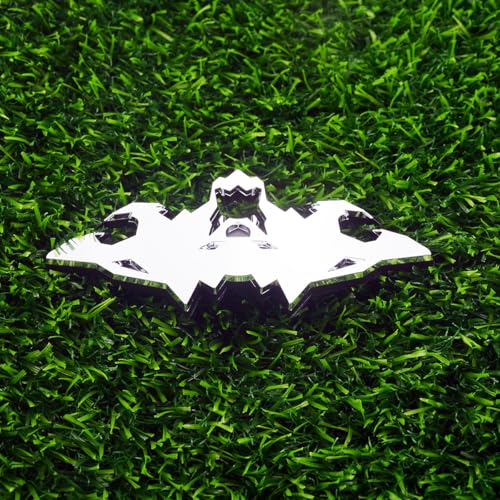 Image of 1x Wolf Emblems 3D Tailgate Side Badges Logo Fit for Tsla Cybertruck Car Truck Motorcycles (Silver)
