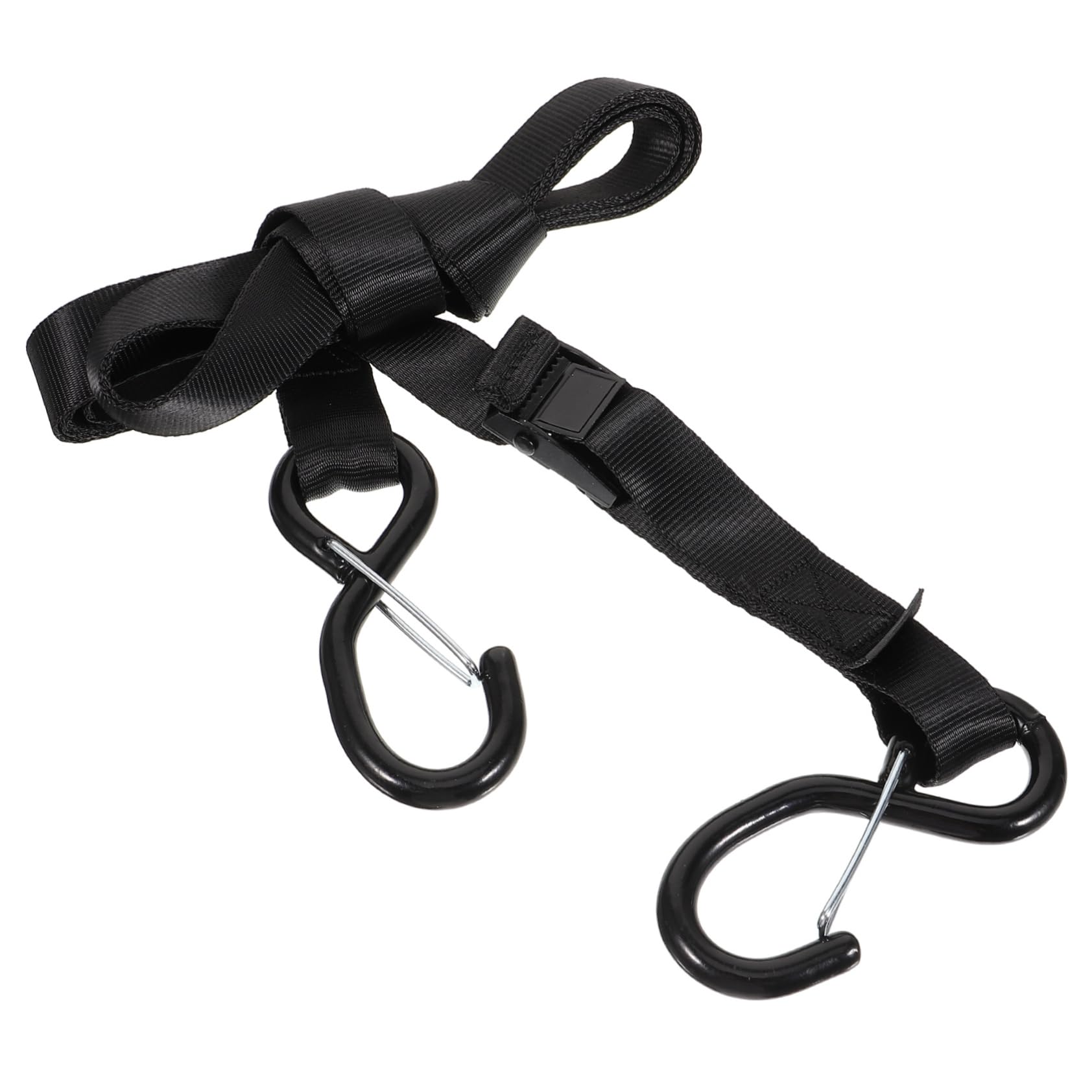 VINTORKY Packing Belt Fixing Strap for Bike Travel Accesories Bike Cargo Fixing Rope Black Luggage Adjustable Straps Hamster Cages with Tubes Cargo Fixed Rope Cargo Belt Suitcase Polyester