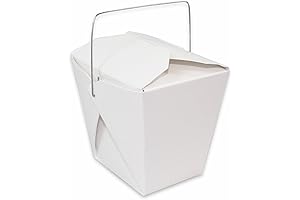 Green Direct White Chinese Takeout Boxes, 8oz Pack of 50