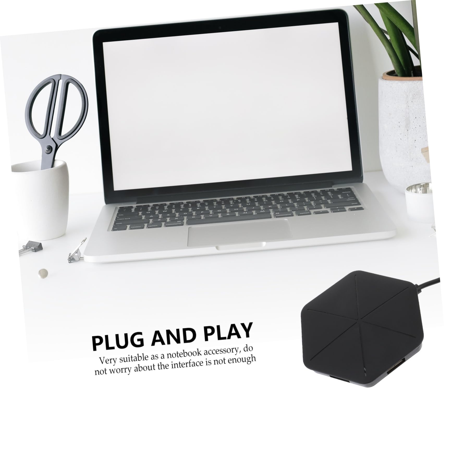 Gatuida 2pezzi Hub Usb Multifunzionale Porte Portatile Otg Adattatore Per Computer e Laptop Trasmissione Design Compatto Per e Casa