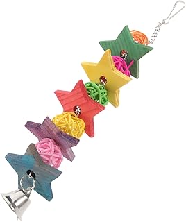 Parliky Brinquedo Para Mastigar Papagaio Brinquedo De Trem Playset De Madeira Periquito Brinquedo Gaiola Para Papagaio Brinquedos Para Mastigar Papagaio Brinquedo Para Mastigar Pendurado