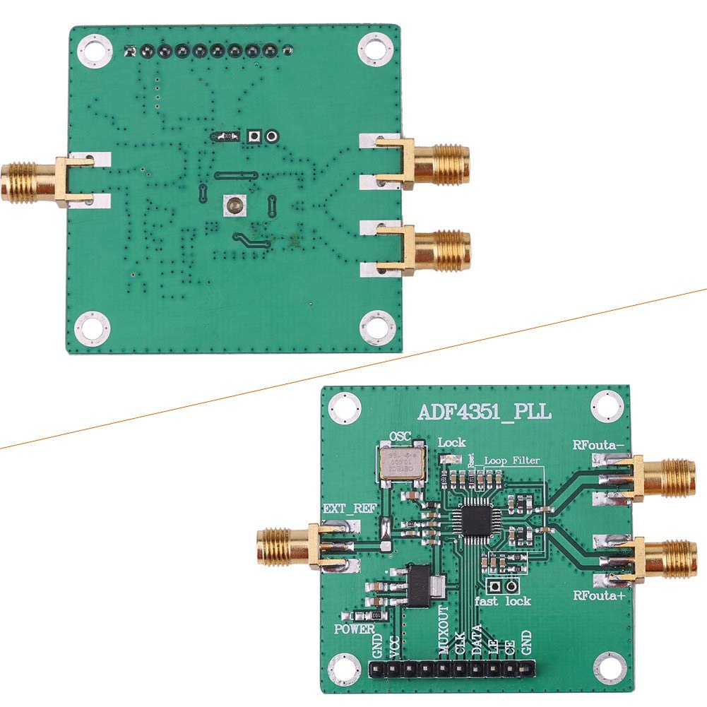 Cadeaux de mai Synthétiseur de fréquence source de RF - Carte de développement ADF4351 du synthétiseur de fréquence à boucle de verrouillage de phase - 35M-4.4GHz