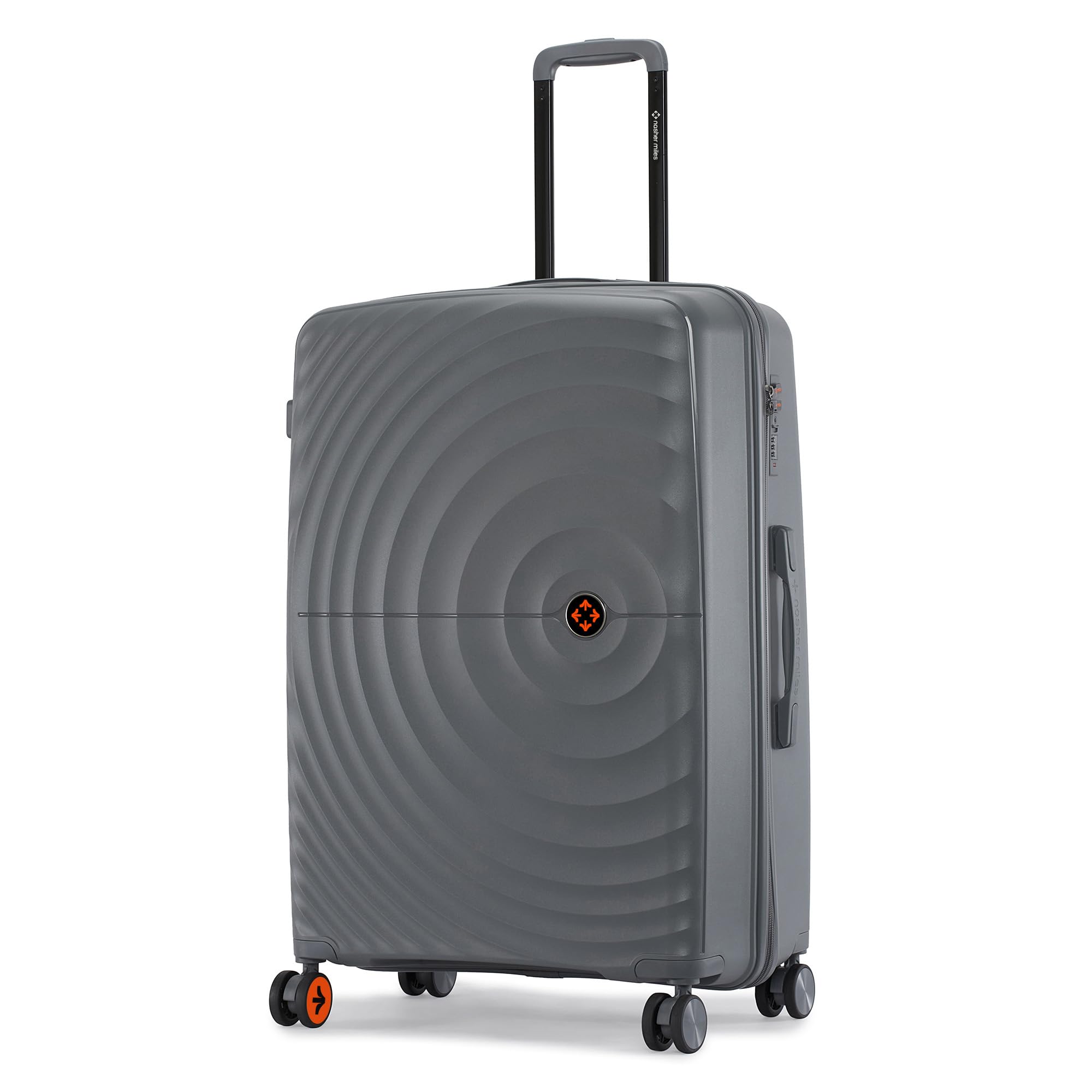 nasher miles Polypropylene Spinner Seattle Hard-Sided Check-in Luggage 28 inch | 75cm | 8 Wheels Large Trolley Bag for Travel | Suitcase (Grey)-picture-23