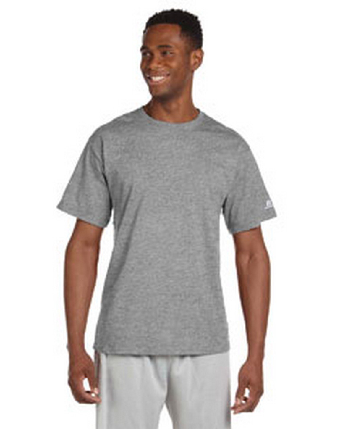 Russell Athletic Men's Basic T-Shirt, Oxford, XX-Large
