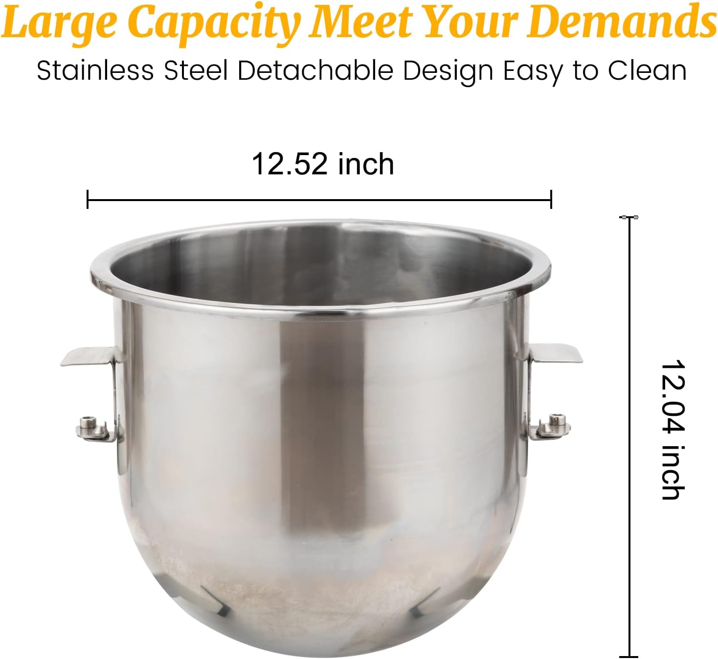 Hakka 20 Quart Commercial Stand Mixer 3 Funtion Stainless Steel 3-speed Food Mixer Electric Planetary Countertop Bread Mixer Machine(M20A-ETL)