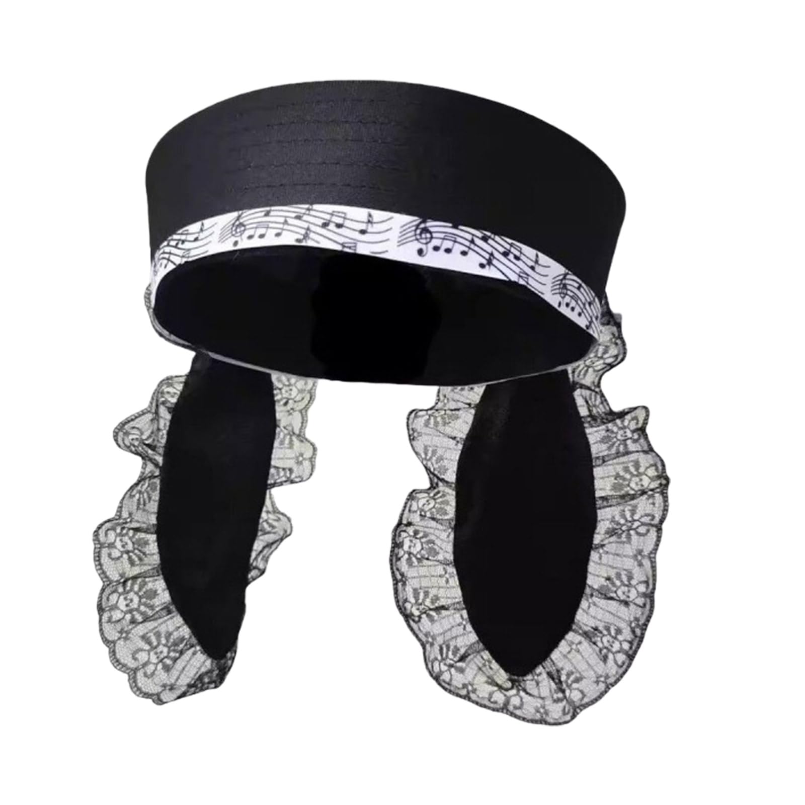 MICFENY Trendy Painter Hat Lace Fashion Musical Note British Berets for Dating Photography Cabbie Headwear Painter Hat