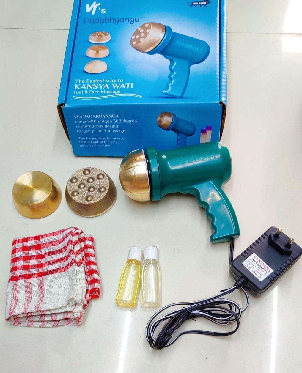 Electric Three Attachment Foot Massager 3,Multicolor