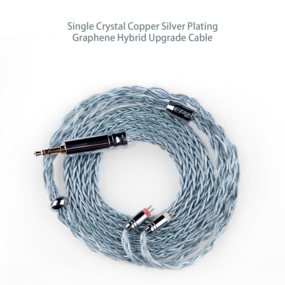 EPZ DP13　イヤホンケーブル Amazon.co.jp: Hifi Kingdom EPZ DP13 単結晶銅銀メッキグラフェン