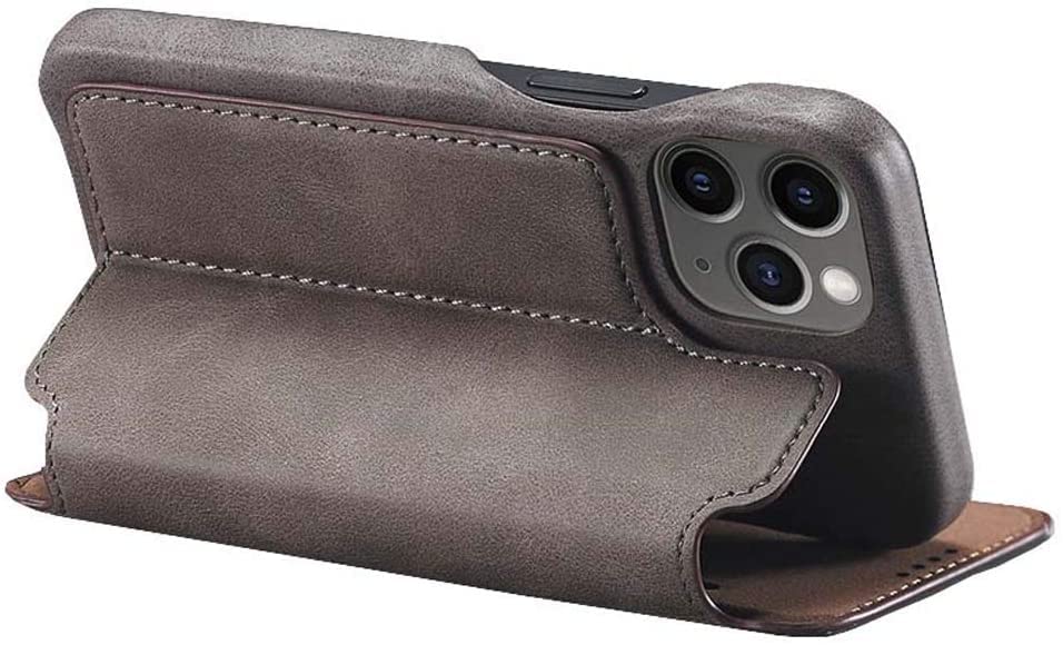 Étui iPhone 12 Pro en cuir pour visionner vos vidéos les mains libres