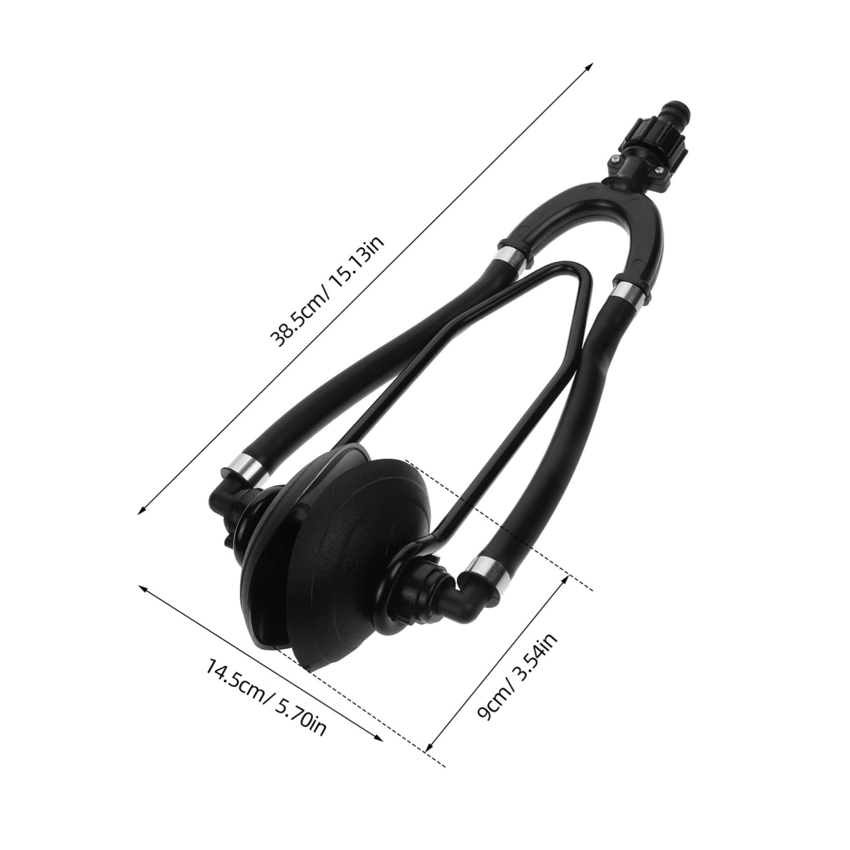 VICASKY Outboard Motor Cleaner Tool Dual Tube Engine Flusher for Efficient Boat Maintenance User Friendly Design for Optimal Motor Performance and Easy Operation