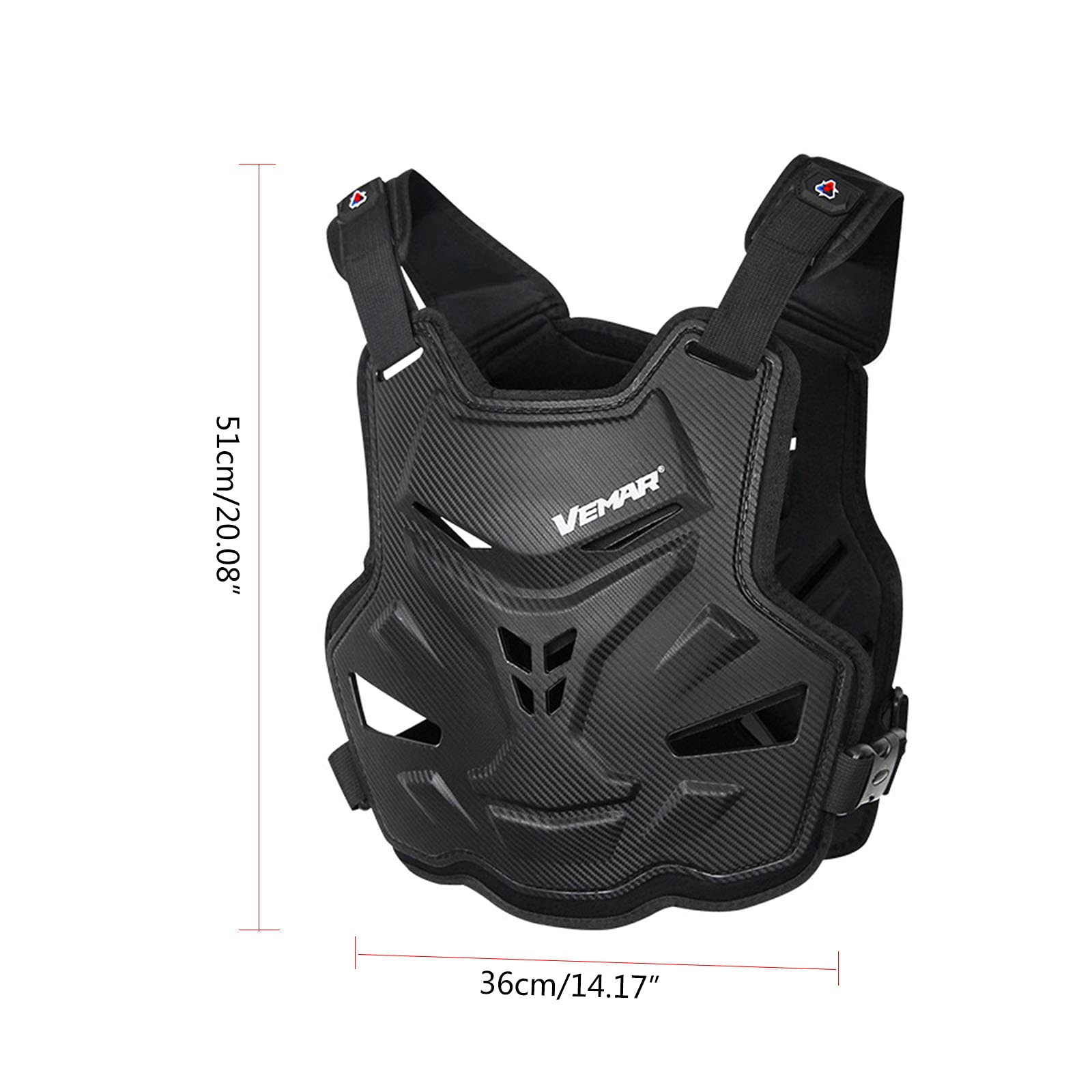 Gilet di protezione per moto, per motocross, sci, pattinaggio