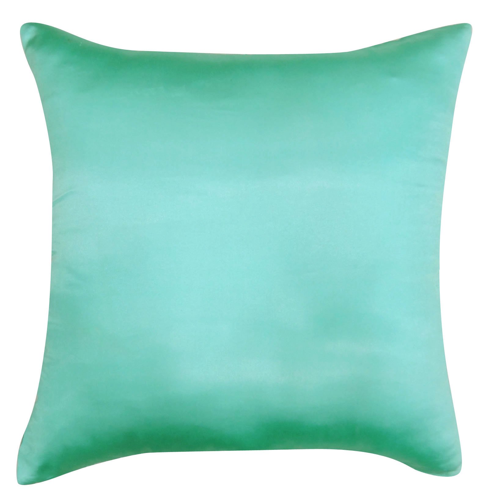 Yuga Home Decor Decorativi Satin Silk Pillow Throw Cuscino Solid Cover - Scegli Taglia, Azzurro, 26 x 26 Zoll