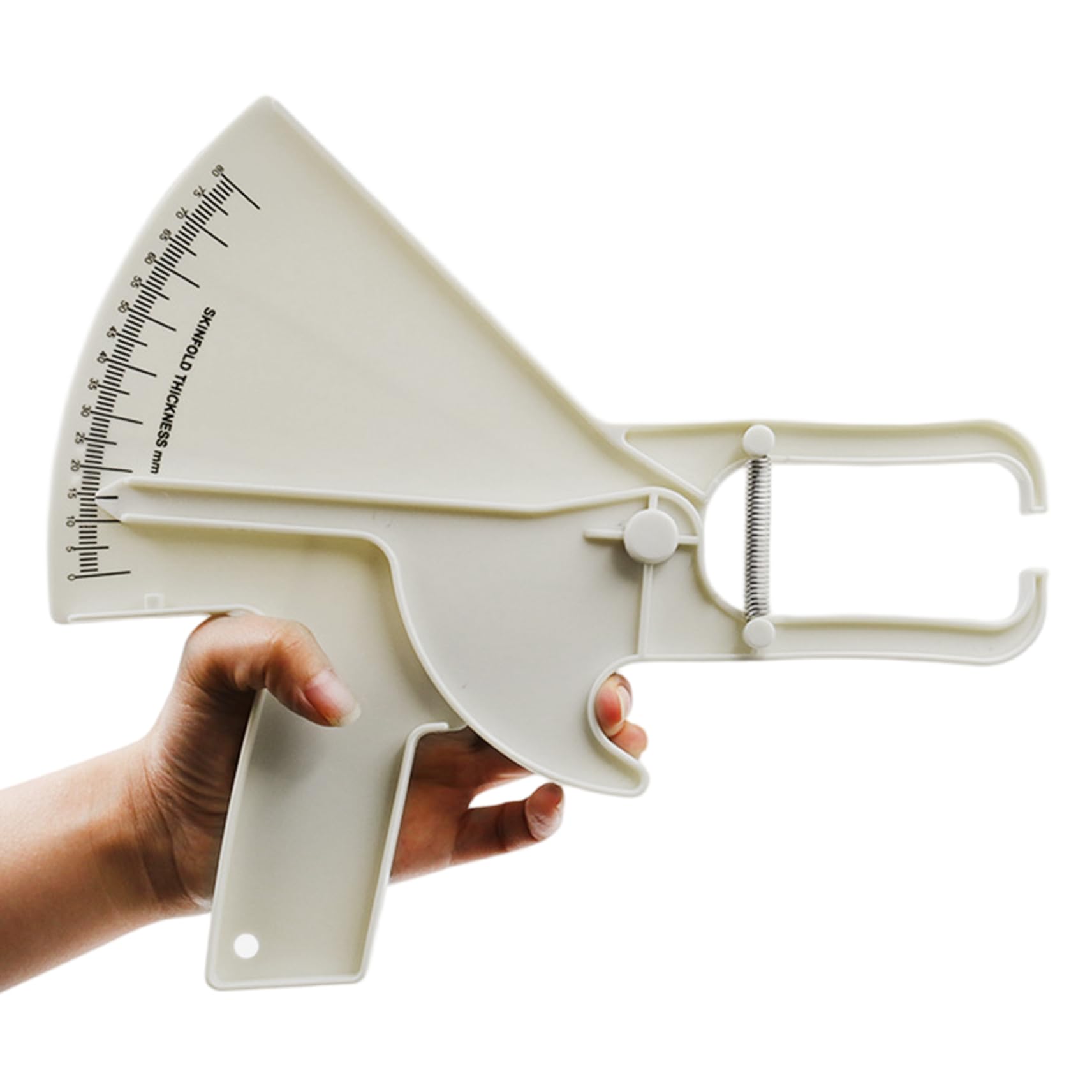 Body Fat Caliper 0-80mm Accurate Skinfold Measurement Tool for Body Composition, Plastic Calipers with Scale for Fitness, Weight Loss, Health and Beauty Tracking.